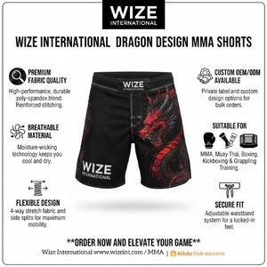 High Quality MMA Shorts Martial Arts Wear Breathable Lightweight Quick Dry MMA Shorts For Online High Quality MMA Shorts - Product Image 6