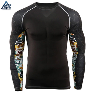 Rashguard de Manga Larga para MMA y BJJ con Diseño Personalizado, de la Mejor Calidad, para Entrenamiento Físico Masculino, de Secado Rápido, para Adultos - Product Image 1