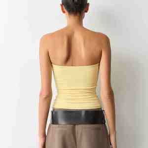 Débardeurs tube en jersey 100 % coton respirant pour femmes, style bandeau, décontractés, sans bretelles, courts, pour l'été, vente en gros - Product Image 2