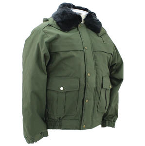 Chaqueta Bomber de Invierno de Alta Visibilidad con Diseño de Parches, Forro de Algodón con Cremallera, Cortavientos Reflectante de Seguridad para Servicio OEM - Product Image 5