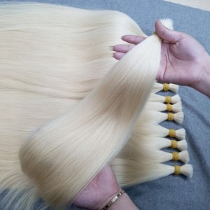 Cheveux vierges humains bruts pour décoloration, meilleure qualité, cheveux vietnamiens en vrac, lisses, donneur unique, extensions de cheveux - Product Image 3