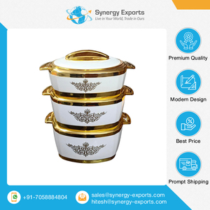 Quantité en gros disponible, qualité supérieure, design attrayant, ensemble de 3 casseroles avec couvercles, d'un fabricant indien réputé. - Product Image 2