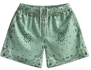 Pantalones Cortos Deportivos de Malla de Secado Rápido para Hombre, Pantalones Cortos de Malla Ligeros de Cintura Alta para Correr - Product Image 1