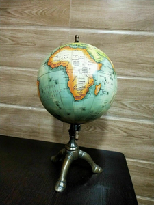 Globo Terráqueo Metálico Educativo y Moderno con Mapa Giratorio, Globo Político Decorativo para Hogar u Oficina - Product Image 4