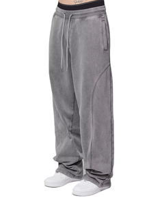 Wholesale Custom 2026 Jogger Pants Men's Casual Flared for Puff Print Sweatpants with Custom Logo New Design Flare Sweatpants - Product Image 2
