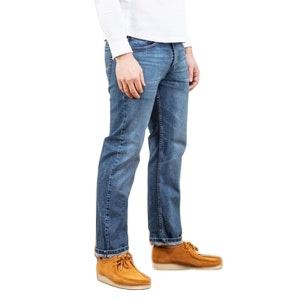 กางเกงเข้ารูปผ้าสแปนเด็กซ์ผ้าฝ้ายสำหรับผู้ชายกางเกงยีนส์ทรงตรงลำลองใส่ได้ทุกฤดูมีหลายขนาด - Product Image 5