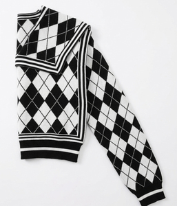 Fashionable Simple Knitted New Spring and Autumn Cross Knit Shawl Outside with Decorative Ins <b>Vest</b> - Product Image 5