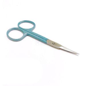 Red Handle Professional Cuticle Scissors Curved Stainless Steel Manicure <b>Tool</b> for Dead Skin Removal Custom - Product Image 2