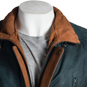 Winter <b>Jacket</b> Elegant Outdoor Winter Warm Thick <b>Sheepskin</b> Lamb Fur Long Shearling Leather <b>Jacket</b> For Men With Fur Design - Product Image 4