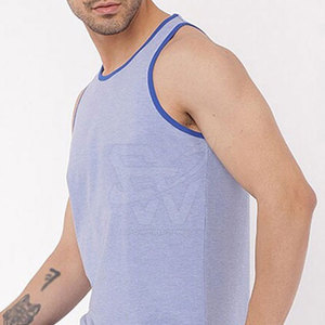 Débardeur élégant pour homme en tissu extensible confortable, sans manches, conçu pour la musculation, l'entraînement et les activités quotidiennes. - Product Image 6