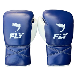 Guantes de Boxeo Personalizados FLY, Cuero Genuino, Cierre de Gancho y Bucle, Cierre con Cordones, Dedos Completos, Absorción de Humedad, Guantes de Entrenamiento y Sparring - Product Image 1