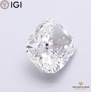 เพชร CVD รูปทรงคุชชั่น น้ำหนัก 2.00 กะรัต สี D ความสะอาด VVS2 ได้รับการรับรองจาก IGI เหมาะสำหรับแหวนแต่งงานเจ้าสาว - Product Image 4