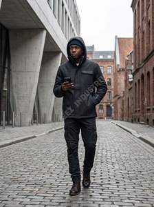 Veste de chasse en laine Mackinaw de qualité supérieure, 100% laine vierge, tissu silencieux, camouflage, pour les positions en arbre par temps froid - Product Image 2