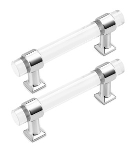 Acrylic Furniture Handles T-Bar <b>Gold</b> Crystal Cabinet Handles and <b>Knobs</b> Hardware Home Office <b>Doors</b> Acrylic Handle Hot Selling - Product Image 2