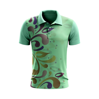 Chemise pour homme de haute qualité imprimée avec logo personnalisé, 100% polyester tricoté, respirante, uniforme d'été de qualité supérieure