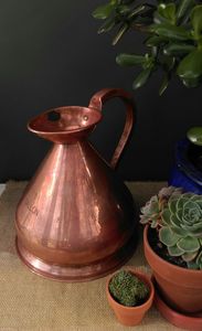 Floral Pattern Copper Pitcher With Handle <b>Large</b> Capacity Home Drinkware - Product Image 6