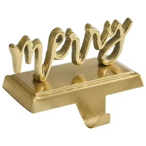 Premium <b>Christmas</b> <b>Stocking</b> <b>Holder</b> Metal Craft for Luxury Winter Home Decor - Product Image 4