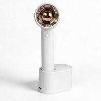 Mini ventilateur de bureau sans fil rechargeable par USB, portable, ultra silencieux, pour le bureau, les voyages et l'extérieur
