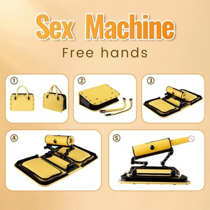 X5 di lusso portatile borsa <span class=keywords><strong>Dildo</strong></span> macchina per le donne o gli uomini di spinta <span class=keywords><strong>Dildo</strong></span> vibratore con telecomando - Product Image 5