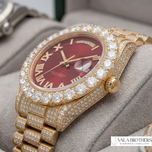 Reloj de Diamantes Moissanite Vvs, Reloj de Lujo de Marca Superior Estilo Hip Hop, Reloj con Incrustaciones de Diamantes, Pasa el Test de Diamantes, Reloj de Diamantes Vvs para Hombre - Product Image 2
