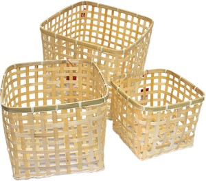 <b>Cheap</b> Wholesale Sustainable Natural Bamboo <b>Basket</b> High Quality Multifunctional Storage <b>Basket</b> For Home Decoration - Product Image 2