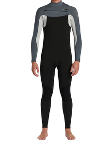 Maillots de bain une pièce pour hommes en néoprène sans couture, respirants, à coupe haute, col ras du cou, avec fermeture éclair sur la poitrine, logo personnalisé sur le devant, dernière collection - Product Image 6
