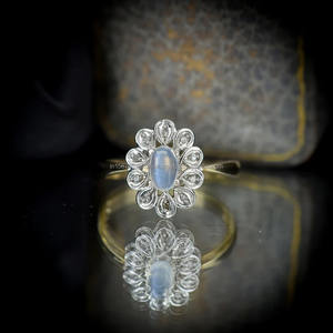 แหวนเพชรที่โตในแล็บสีขาว14k ประดับด้วยหินมุกแหวนหมั้นสุดหรูสำหรับผู้หญิงเครื่องประดับชั้นดีสำหรับงานแต่งงาน - Product Image 6