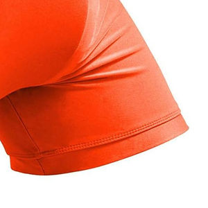 Pantalones Cortos de Lucha MMA Crown Vale Tudo, 100% Spandex, Construcción de Microfibra Resistente, Doble Costura, Color Naranja - Product Image 4