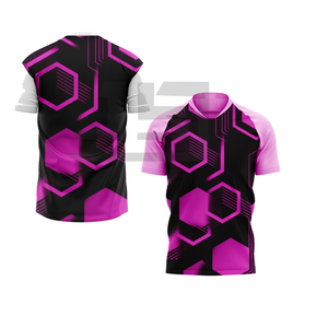 Camiseta Deportiva Personalizada con Cuello en V y Manga Corta, Logotipo Frontal, Duradera, 100% Algodón, Transpirable, de Secado Rápido, para Adultos - Product Image 2