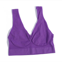 Soutien-gorge de sport sans couture personnalisé pour femme, haute qualité, respirant, confortable, séchage rapide, en nylon et élasthanne, maintien élevé à l'avant, prix abordable