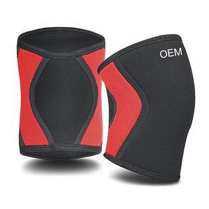 Genouillère en néoprène personnalisable avec logo, protection professionnelle pour la musculation, l'haltérophilie et la gym, réglable et légère - Product Image 6