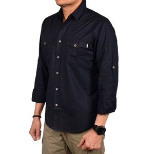 Camisa de hombre de corte y confección especial, con cuello extendido, bolsillo en el pecho, estilo boxy, corta, de manga corta, con botones, oversize, a cuadros neutros - Product Image 6