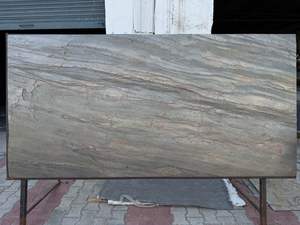 Placage en ardoise ultra-mince de qualité supérieure, épaisseur 1-3 mm, finition argentée brillante, 61 x 122 cm, carré, semi-flexible, placage en marbre naturel, bloc naturel - Product Image 5