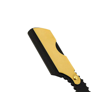Navaja de Afeitar Profesional de Acero Inoxidable de Alta Calidad con Anillo para el Dedo, Cuchillas Reemplazables, Color Personalizado, Herramienta de Afeitado Manual - Product Image 3