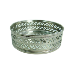 Bandeja decorativa para servir Bandeja decorativa para el hogar Bandeja decorativa para servir Bandeja de espejo de metal y vidrio Hotel y restaurante - Product Image 4