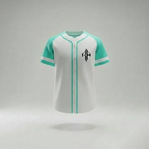 Camisetas de Béisbol de Alta Calidad, Transpirables, de Secado Rápido, con Cuello en V, Estampado Digital, 100% Poliéster, Manga Corta, Estampado Técnico - Product Image 2