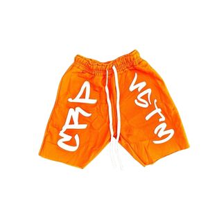 Pantalones Cortos Bermuda de Gimnasio para Hombre, 100% Algodón de Alta Calidad, Estampado Puff Sólido, Secado Rápido, Transpirables, Antiarrugas, Estilo Urbano, OEM, Verano - Product Image 4
