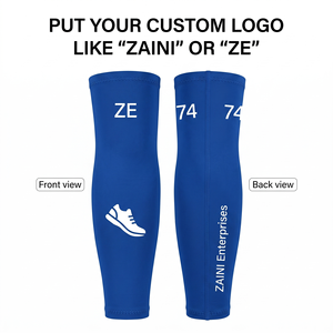 ZAINI Unisex <b>Compression</b> <b>Arm</b> <b>Sleeves</b> 120g Polyester Spandex Breathable Anti-Bacterial Eco-Friendly Custom Heat Transfer Logo - Product Image 1