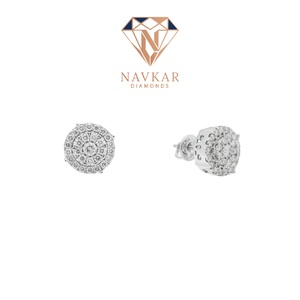 Hip Hop Moissanite <b>Earrings</b> Diamond <b>Stud</b> Moissanite <b>Earrings</b> Moissanite <b>Stud</b> <b>Earrings</b> Custom Hip Hop <b>Earrings</b> For Womens - Product Image 1