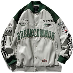 Chaqueta Varsity de Cuero Genuino para Hombre, Personalizada, con Letras Bordadas en Lana, Color Negro con Logos, Parches y Etiquetas Rojos - Product Image 1