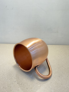 Taza de Cobre Premium Moscow Mule de 16oz, Lisa, de Cobre Puro, con Asa Soldada, Vajilla de Bar al por Mayor, Utensilios para Bebidas y Cócteles - Product Image 4