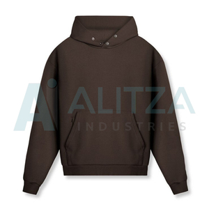 เสื้อฮู้ดดี้ผู้หญิงผ้าฝ้ายเชอร์ปา 100% ลายทาง ซับในขนแกะ ระบายอากาศได้ดี มีซิป แจ็คเก็ตสเวตเชิ้ตแบบสวม สไตล์ลำลอง ประดับตราและเลื่อม - Product Image 5