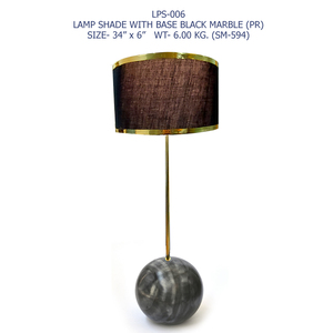 Luxury Contemporary <b>Table</b> <b>Lamp</b> with White Marble <b>Base</b> Elegant Designer Lampshade for Home Decor High Demand Bulk Factory Price - Product Image 6