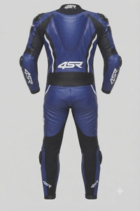 ชุดแข่งรถมอเตอร์ไซค์พรีเมียมหนังวัว/หนังจิงโจ้ พร้อมอุปกรณ์ป้องกัน CE Armor Protection Approved Gear - Product Image 2