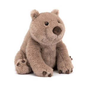 Jelly Wombat, animaux en peluche, jouets doux, Wonda Wombat, peluches mignonnes, animaux de la forêt, poupées en peluche douces, parfaites pour un cadeau d'anniversaire - Product Image 1