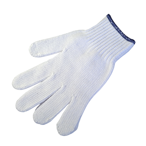 Guantes de Seguridad de Algodón Blancos, Tejidos, Antideslizantes, Transpirables, de Uso General, No Estériles, Sin Látex, Sin Polvo - Product Image 2