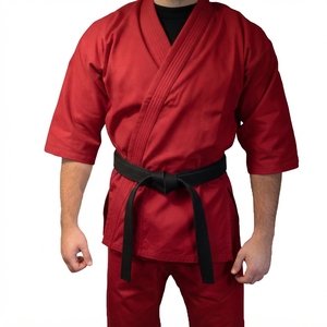 Uniforme de Karate Unisex Personalizado, 100% Algodón, Kumite Gi Blanco, Ligero, Transpirable, Traje de Entrenamiento de Artes Marciales, Impresión por Transferencia de Calor - Product Image 2