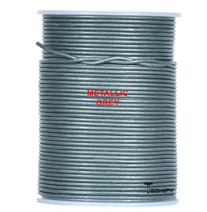 Cordon en cuir souple et durable de qualité supérieure de 2mm Plusieurs tailles et couleurs disponibles pour les résultats et les composants de fabrication de bijoux - Product Image 5