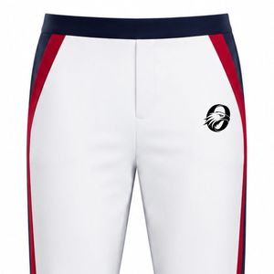 Women's White and Red <b>Strip</b> Golf Pants Stretch Sports Trousers Stylish Outdoor Apparel Comfortable Fit for Golf Training - Product Image 6
