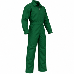 Traje de trabajo de seguridad para hombre al por mayor, mono industrial para mecánico, traje protector de una pieza, mono de trabajo de color sólido personalizado - Product Image 3